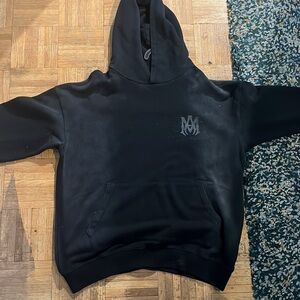 Crystal Burst Faded Black Amiri Hoodie